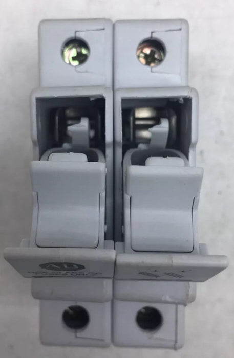 NEW ALLEN-BRADLEY 1492-FB2C30 DUAL FUSE HOLDER DIN RAIL MOUNT