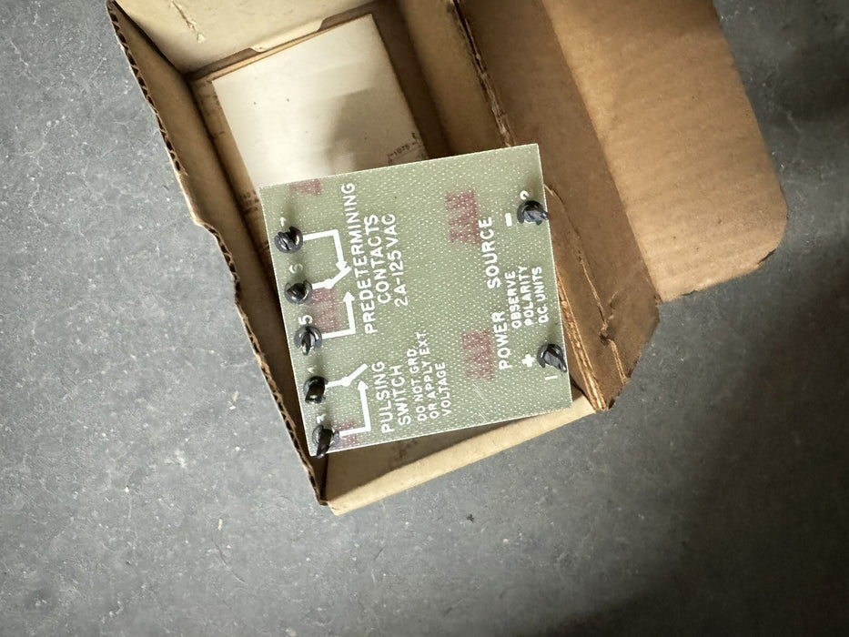 FR2-5106 REDDINGTON COUNTER MODULE MISSING COUNTER DISPLAY 115 VAC