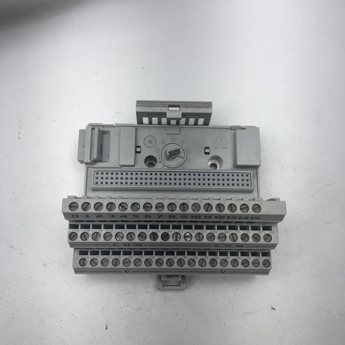 ALLEN BRADLEY 1794-IB16 24VDC SINK INPUT MODULE AND 1794 TB3 TERMINAL BASE