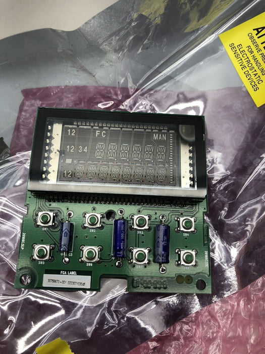 NEW 2008 HONEYWELL UDC3000 DISPLAY / KBD PWA SPARE PART NO. 30756672-501 NIB