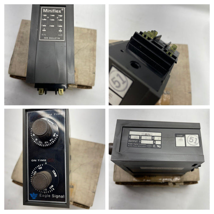 EAGLE SIGNAL DANAHER CONTROLS DA1814A3 ELECTRONIC REPEAT CYCLE TIMER MINIFLEX