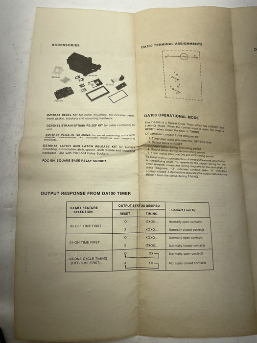 EAGLE SIGNAL DANAHER CONTROLS DA1814A3 ELECTRONIC REPEAT CYCLE TIMER MINIFLEX