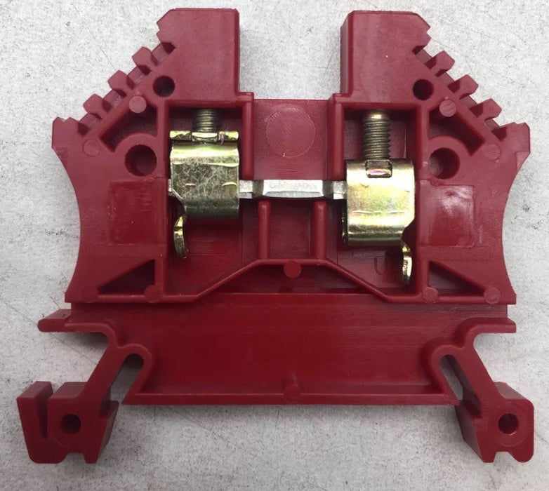 QTY 25PCS NEW MORSETTITALIA 43400-RD EURO 4 TERMINAL BLOCKS RED 43400RD NNB