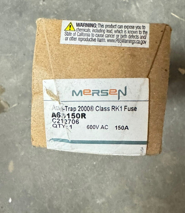 Qty 1 Amp-trap 2000 Dial Element Time Delay 150A 600V AC / DC A6D150R SMART SPOT