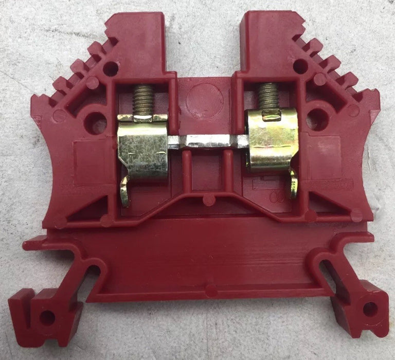 QTY 25PCS NEW MORSETTITALIA 43400-RD EURO 4 TERMINAL BLOCKS RED 43400RD NNB