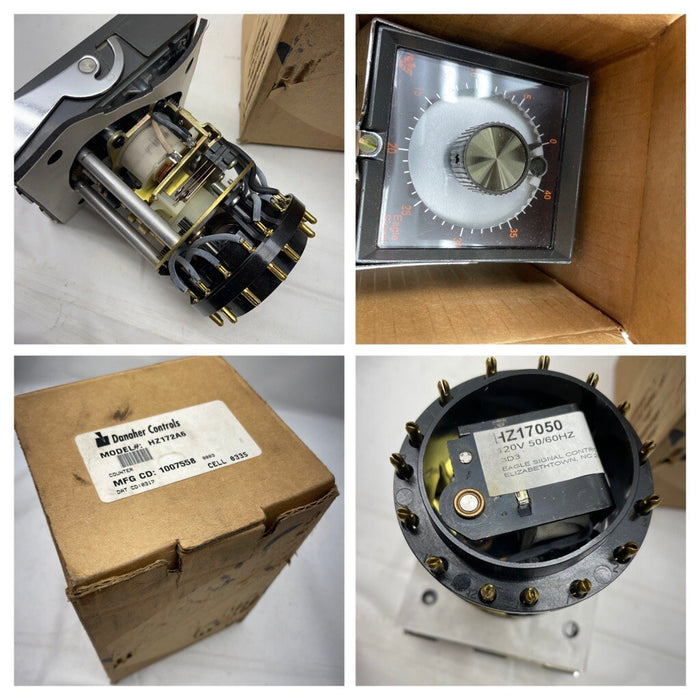 NEW DANAHER MODEL HZ172A6 COUNTER 0335 / 1007558 0-40 COUNTS 120/240 VAC HZ17050