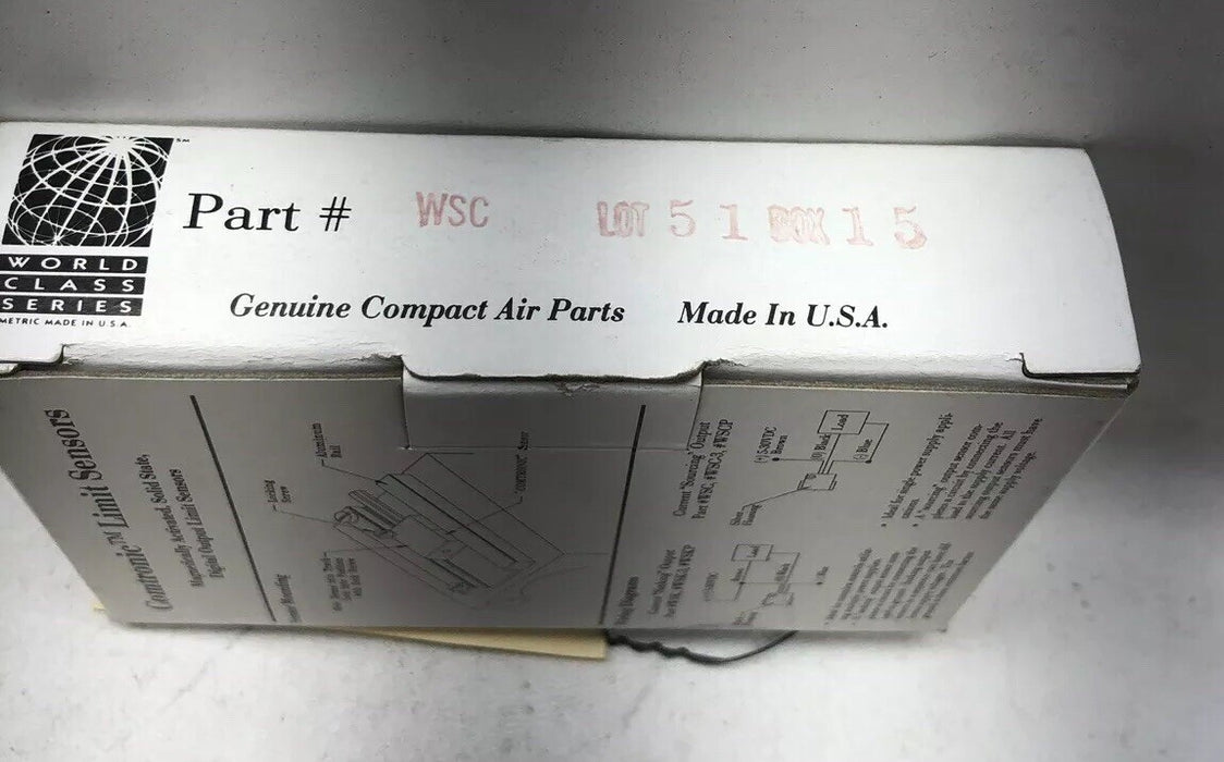 NEW WSC COMTRONIC LIMIT SENSORS FROM COMPACT CURRENT SOURCING OUTPUT 5-30VDC PNP