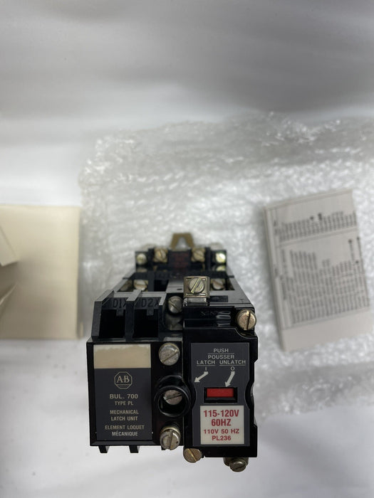 NEW ALLEN-BRADLEY BULLETIN 700 700-PL200A1 TYPE R 120 VAC RELAY