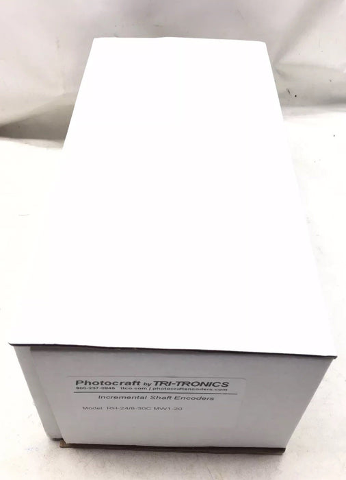 RH-24/8-30C MW1-20 NEW PHOTOCRAFT TRI-TRONICS INCREMENTAL SHAFT ENCODER MODEL