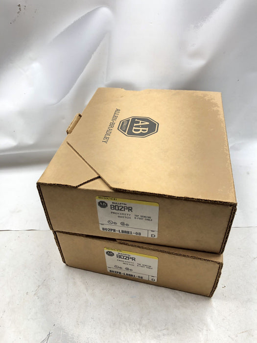 NEW ALLEN BRADLEY 802PR-LBAR1-08 E AC/DC INDUCTIVE PROX SWITCH New Old Stock