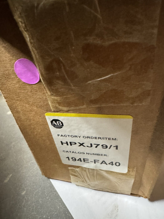 ALLEN BRADLEY 194E-FA40 / 194EFA40 NEW IN THE BOX