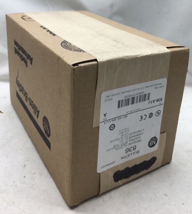 NEW 836-A1J FACTORY SEALED ALLEN-BRADLEY PRESSURE CONTROL SWITCH 836A1J