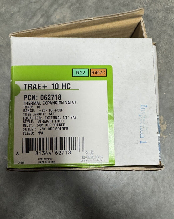 NEW EMERSON 062718 THERMAL EXPANSION VALVE