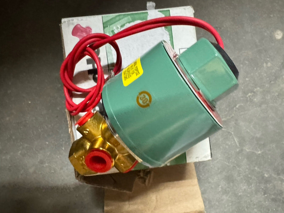 NEW ASCO REDHAT 120V 1/4" SOLENOID VALVE P8320A006 T 23293883