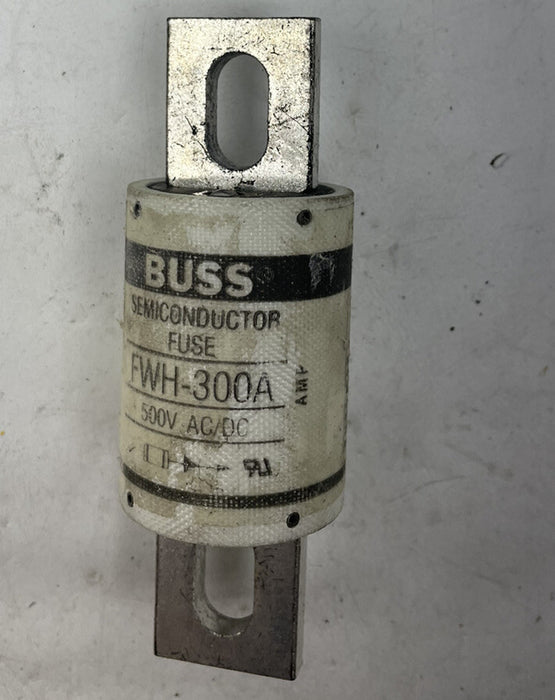 FWH-300A   1 NEW 300 AMP 500 VOLT AC/DC SEMICONDUCTOR FUSE BUSS B33