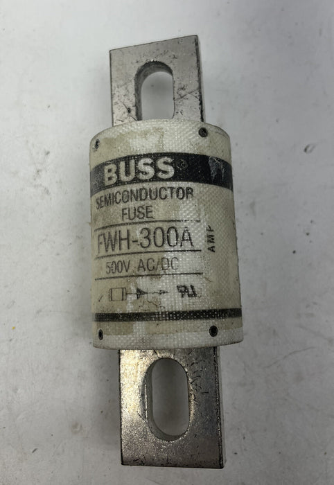 FWH-300A   1 NEW 300 AMP 500 VOLT AC/DC SEMICONDUCTOR FUSE BUSS B33