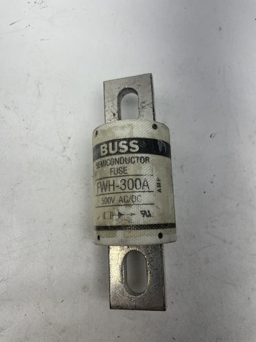 FWH-300A   1 NEW 300 AMP 500 VOLT AC/DC SEMICONDUCTOR FUSE BUSS B33
