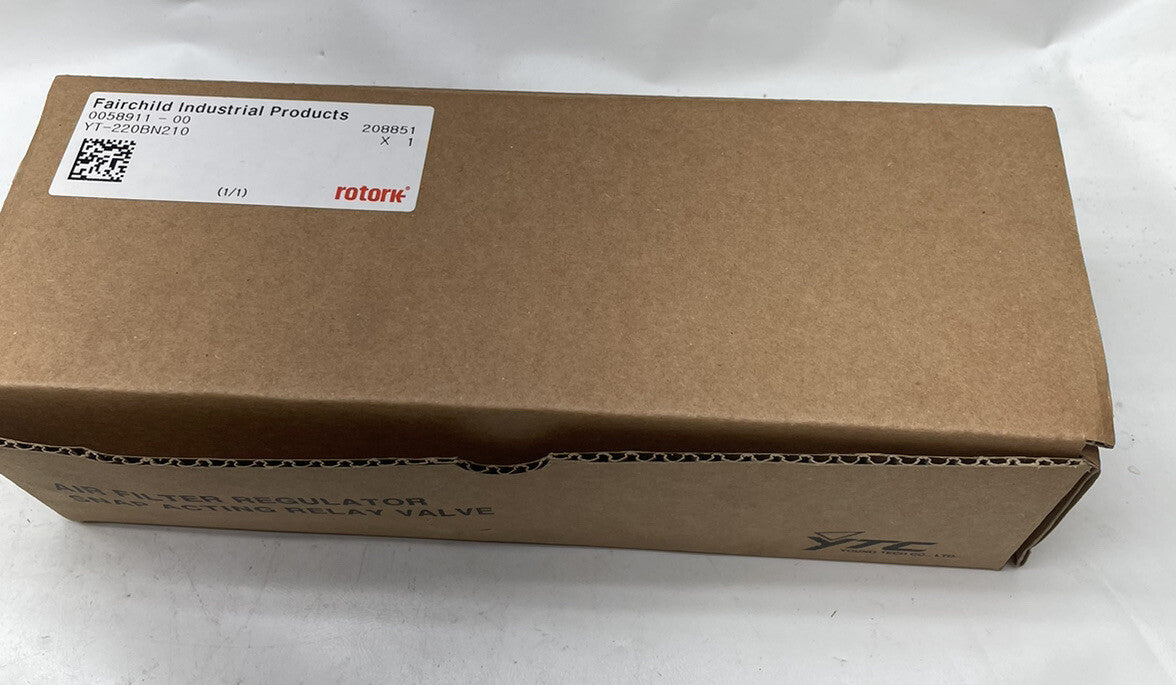NEW FAIRCHILD YT-220BN210 PRESSURE REGULATOR 1/2" NPT 0-8.4 BAR 0-120 PSI