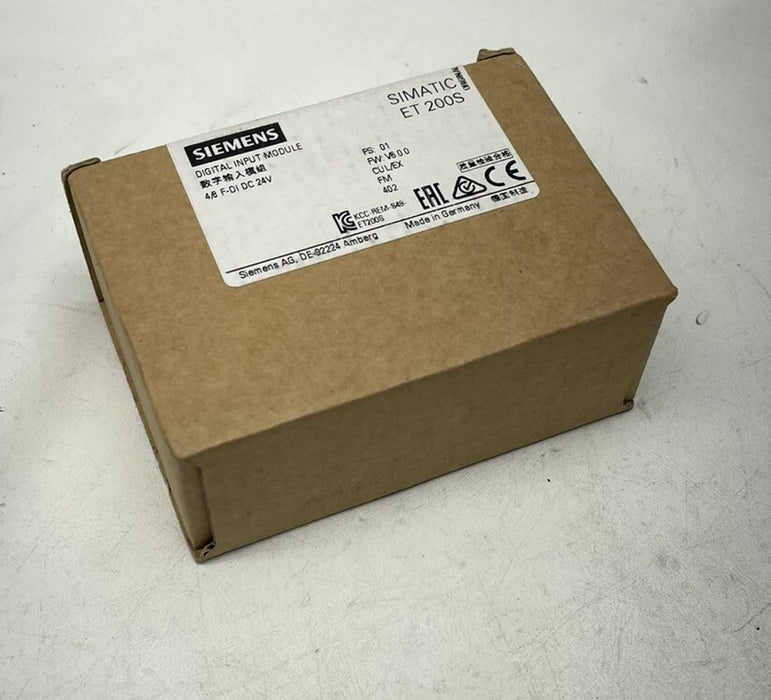 NEW SEALED 2014 6ES7 138-4FA05-0AB0 SIEMENS SIMATIC ET 200S 4/8 F-DI DC 24VDC