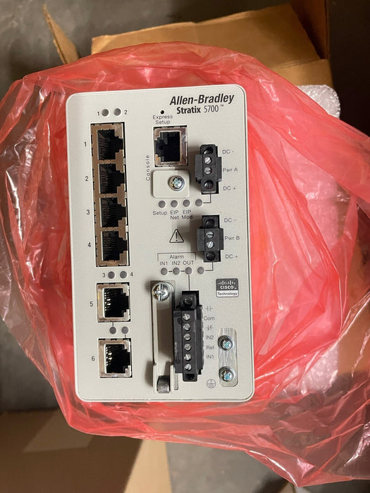 1783-BMS06TA STRATIX 5700 PN-141652 ETHERNET MANAGED SWITCH 6 PORT 1783-BMS 1783