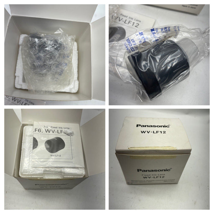 NEW PANASONIC WV-LF12 FIXED IRIS LENS NIB