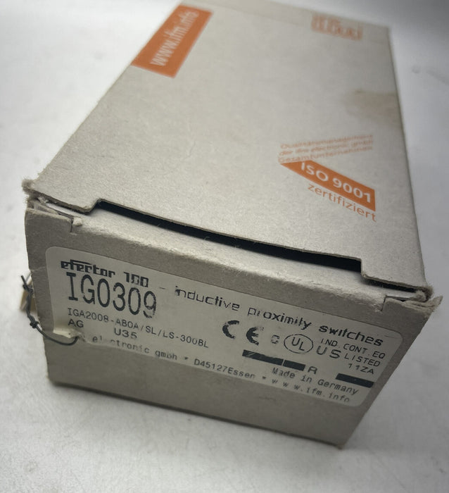 NEW IFM IG0309 inductive proximity sensor iga2008-aboa/sl/ls-300bl effector