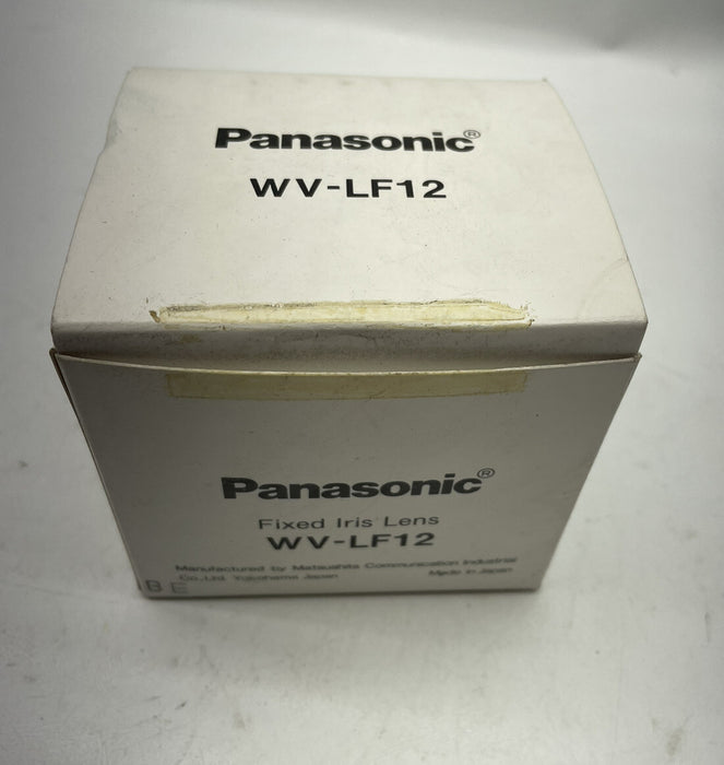 NEW PANASONIC WV-LF12 FIXED IRIS LENS NIB