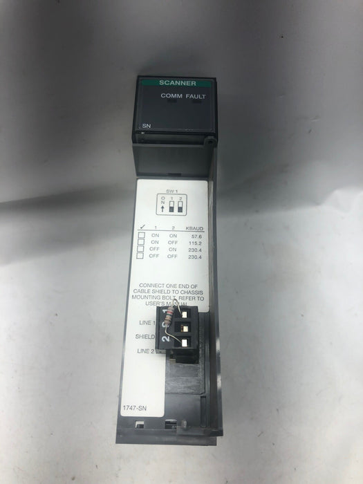 Allen Bradley 1747-SN /B Remote I/O Scanner Module SLC 500 RIO