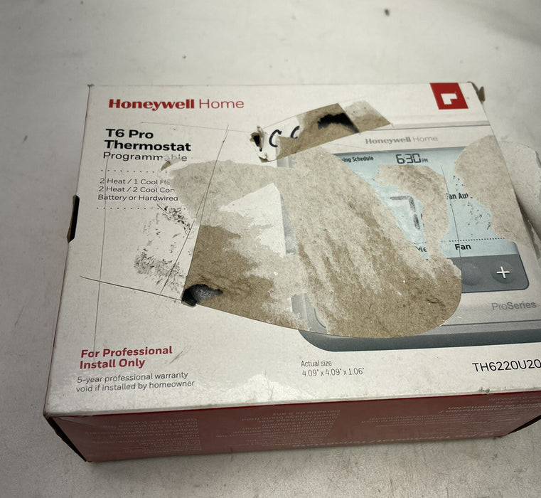 NEW HONEYWELL HOME T6 PRO THERMOSTAT PROGRAMMABLE  HVAC TH6220U2000