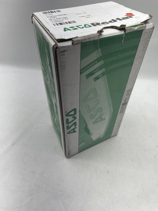 NEW ASCO REDHAT 120V 1/4" 4 way 2 SOLENOID VALVE EF8342G001MS W/ MANUAL OPERATOR