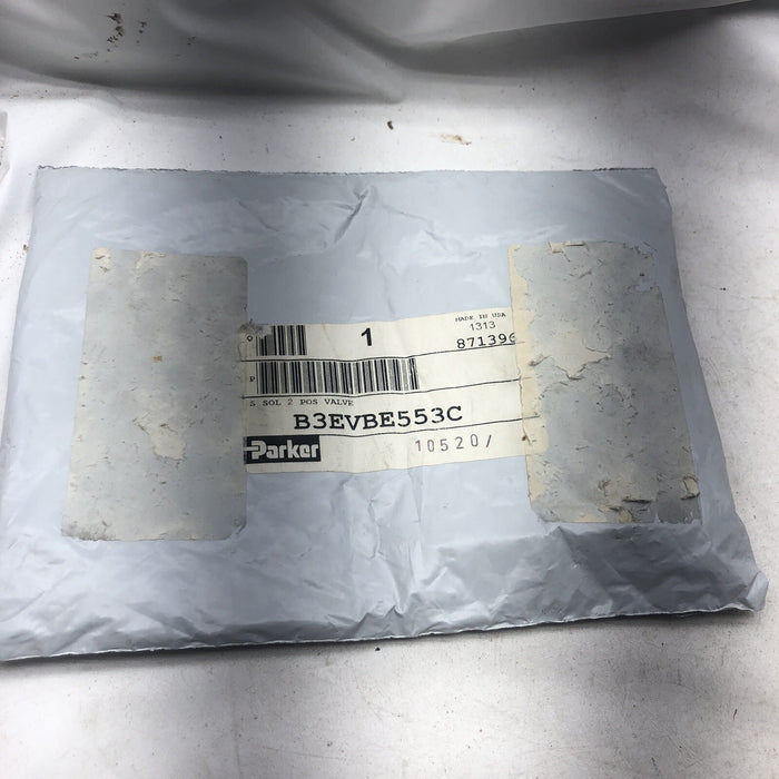 PARKER B3EVBE553C / B3EVBE553C (BRAND NEW) SOLENOID VALVE