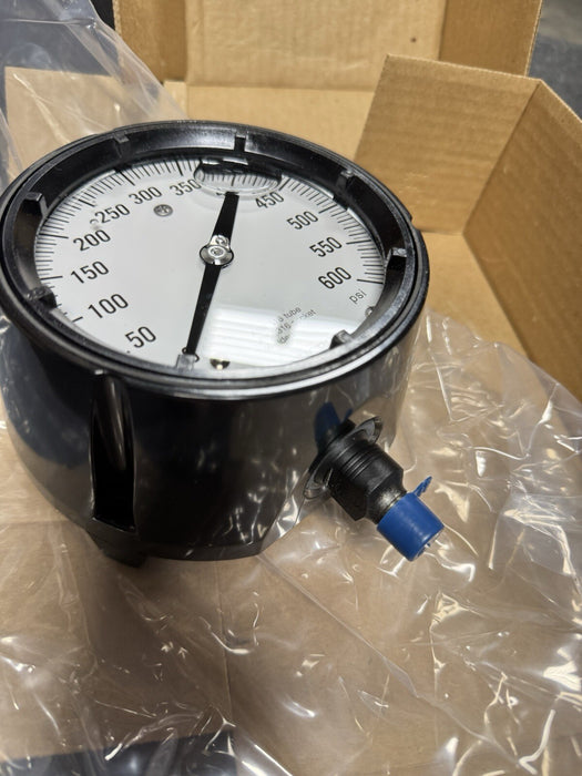45-1279-SSL-02L-600# ASHCROFT 1279 BELLOWS GAUGE 0-600PSI SOLID FACE GLYCERINE