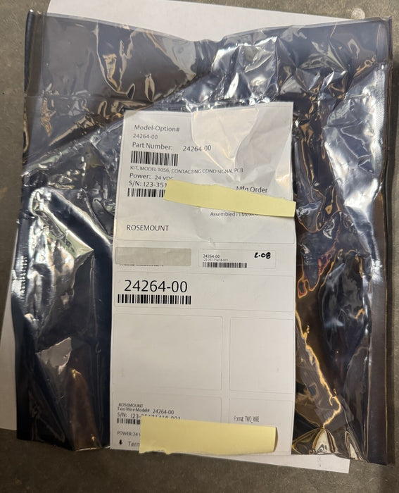 EMERSON 24264-00 CONTACTING CONDUCTIVITY SIGNAL BOARD 56 1056 1058 24355 24264