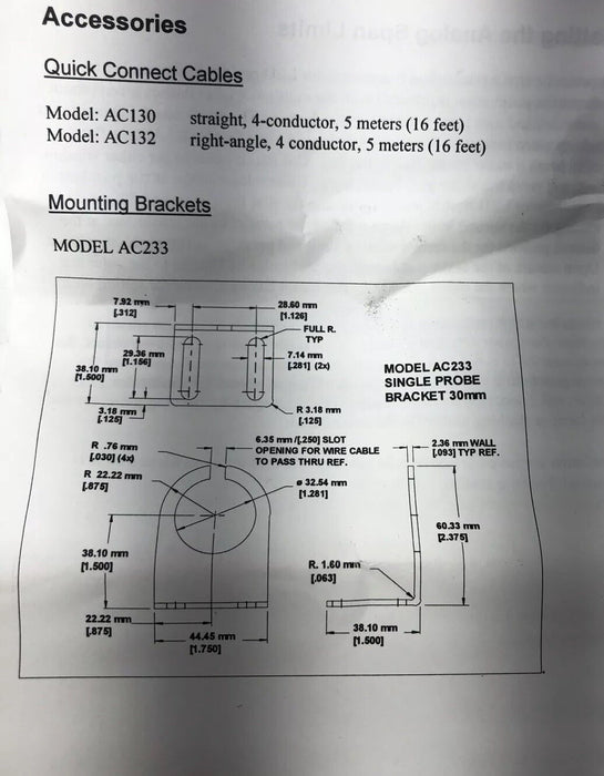 NEW HYDEPARK SUPERPROX SM956A-131003S ULTRASONIC ANALOG OUTPUT 30mm 4-20 Sensor