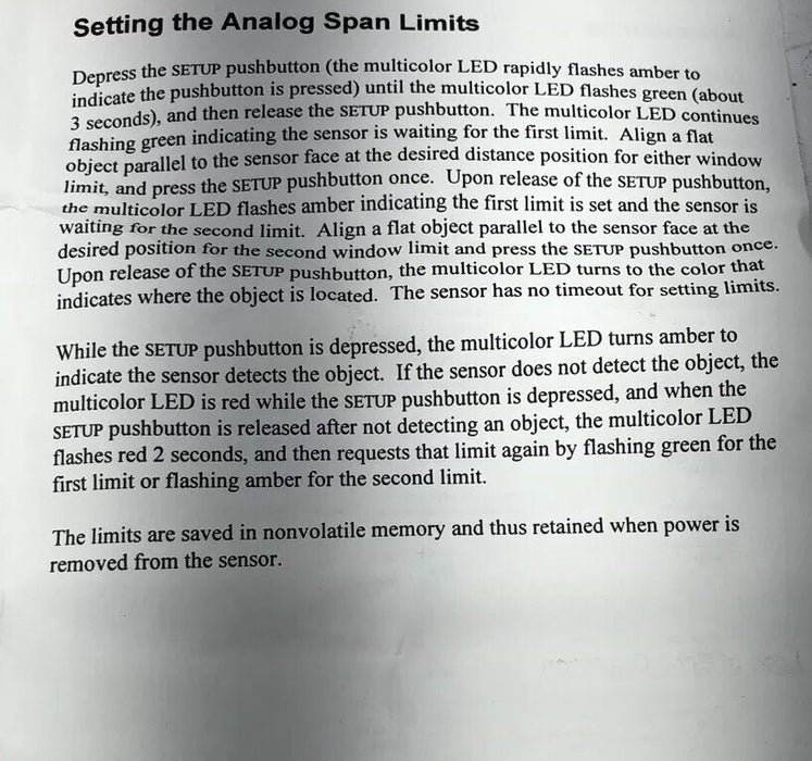 NEW HYDEPARK SUPERPROX SM956A-131003S ULTRASONIC ANALOG OUTPUT 30mm 4-20 Sensor