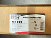 BOX OF 2 NSI N-1000 SPLIT BOLT CONNECTORS N-1000 COOPER 4/0-1000 STR CU