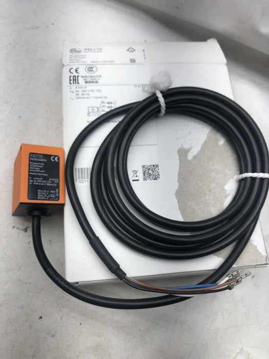NEW IFM EFECTOR IN0110 / IND2004DABOA DUAL INDUCTIVE SENSOR FOR VALVE ACTUATORS