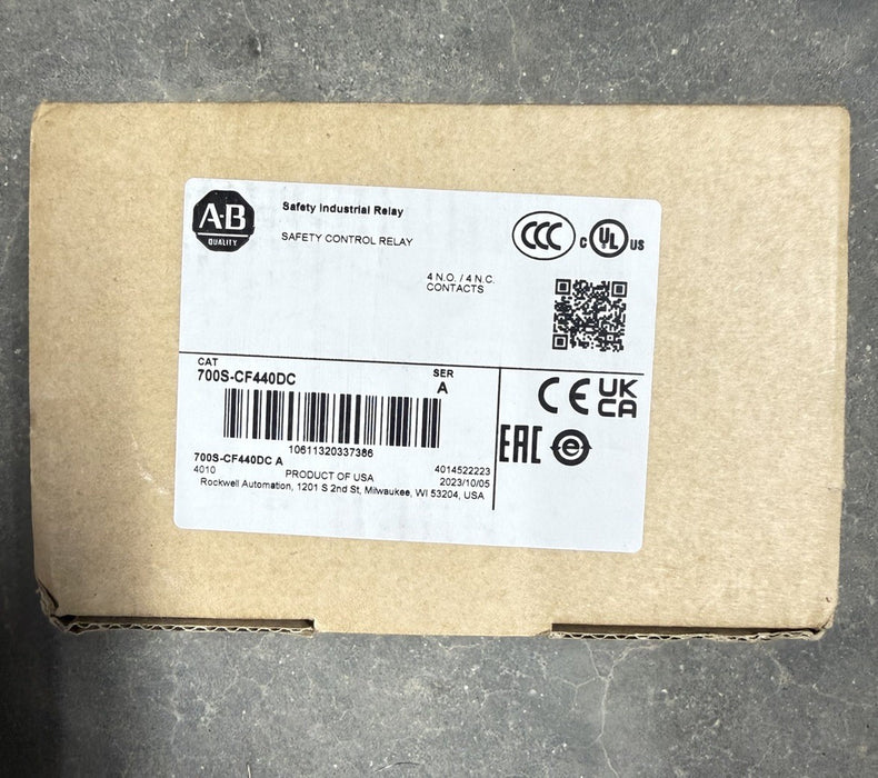 NEW Allen Bradley Guardmaster Safety Control Relay   700S-CF440DC Ser A
