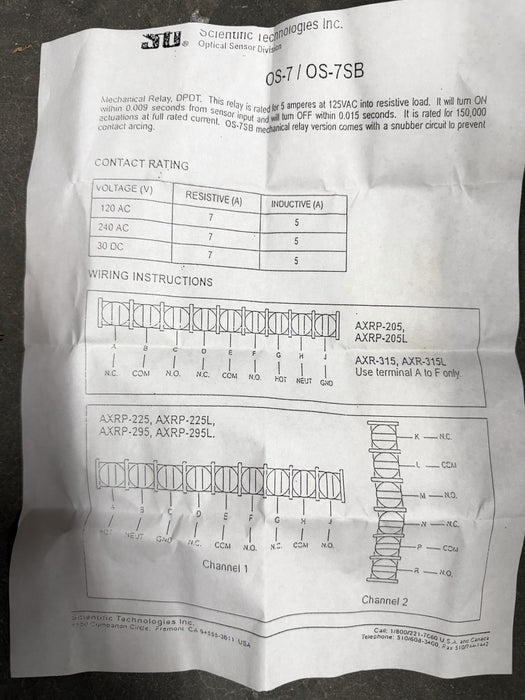 OMRON OS-7 / OS7 (NEW IN BOX) 41653