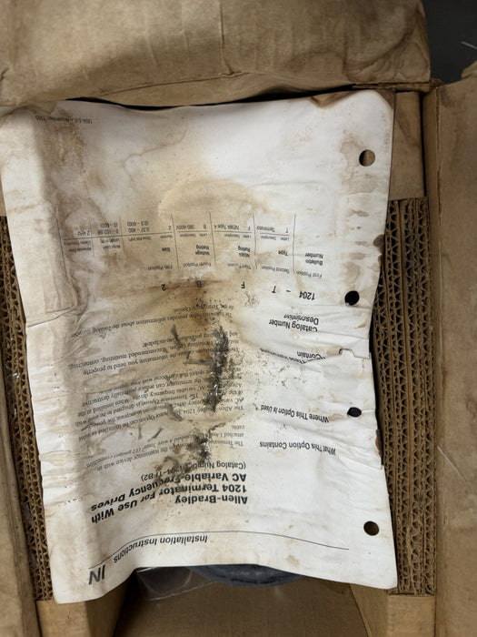 New Allen-Bradley 1204-TFB2 Free Shipping BOX IN BAD SHAPE DIRTY ETC