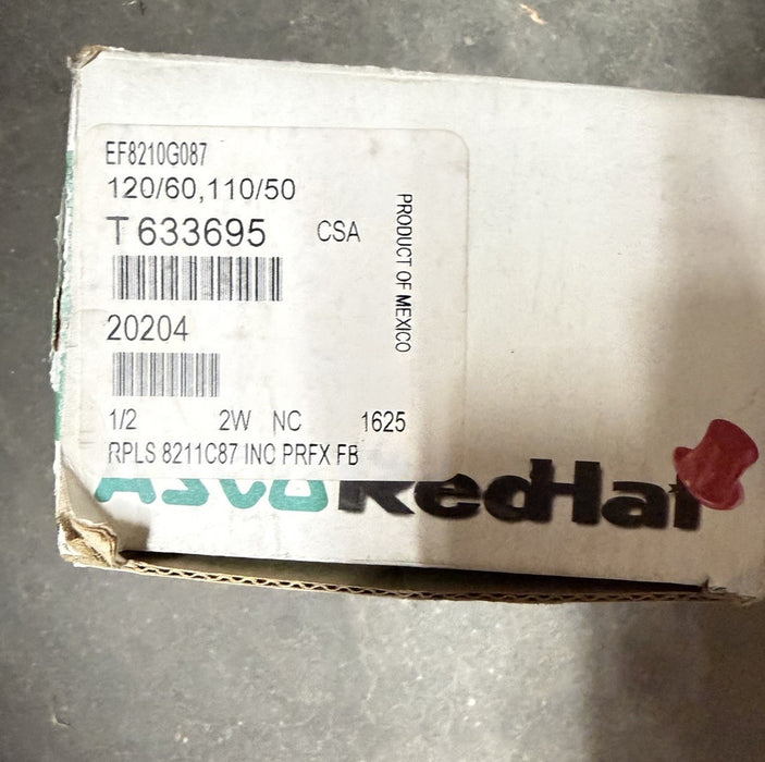 ASCO EF8210G087 NEW IN BOX 120VAC