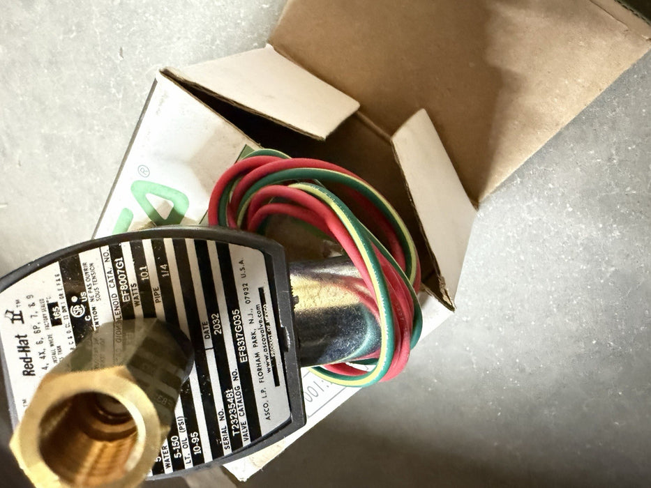 ASCO EF8317G035 NEW IN BOX 120VAC EF8317-G035-120