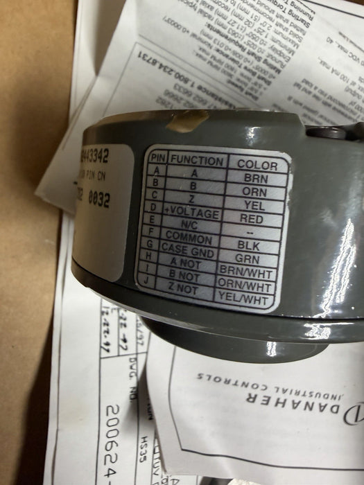 NORTHSTAR / DANAHER CONTROLS HS351024 DYNAPAR MODEL HS35102443342 ENCODER 3/8"