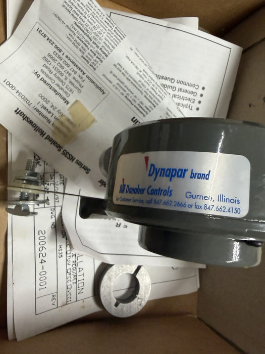 NORTHSTAR / DANAHER CONTROLS HS351024 DYNAPAR MODEL HS35102443342 ENCODER 3/8"