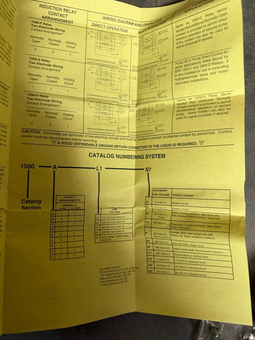 AMETEK B/W CONTROLS LIQUID LEVEL CONTROL 1500-C-L1-S7-OC-X 110-120 VAC TO 220VAC