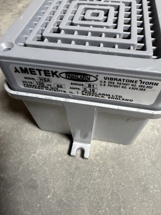 AMETEK HSA  120VAC 0.18A vibratone horn panalarm