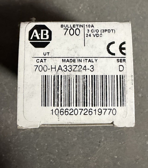 NEW Allen Bradley QTY:1 700-HA33Z24-3 Relay  3PDT 24VDC
