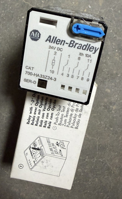 NEW Allen Bradley QTY:1 700-HA33Z24-3 Relay  3PDT 24VDC