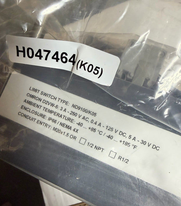 Neles Switchpack H047464 (K05) LIMIT SWITCH KIT FOR NELES ND 900 POSITIONERS