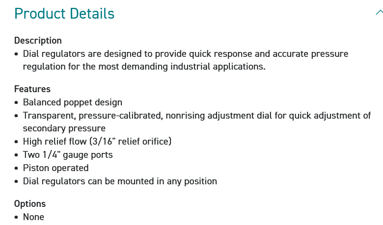 54R826RA PARKER DIAL REGULATOR 2" FNPT FACTORY SEALED